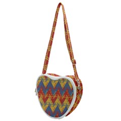 Aztec Heart Shoulder Bag by nate14shop