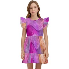 Background-color Kids  Winged Sleeve Dress by nate14shop