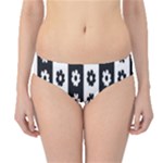 Black-and-white-flower-pattern-by-zebra-stripes-seamless-floral-for-printing-wall-textile-free-vecto Hipster Bikini Bottoms