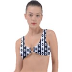 Black-and-white-flower-pattern-by-zebra-stripes-seamless-floral-for-printing-wall-textile-free-vecto Ring Detail Bikini Top