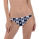 Black-and-white-flower-pattern-by-zebra-stripes-seamless-floral-for-printing-wall-textile-free-vecto Ring Detail Bikini Bottom