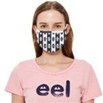 Black-and-white-flower-pattern-by-zebra-stripes-seamless-floral-for-printing-wall-textile-free-vecto Cloth Face Mask (Adult)