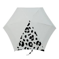 Blak-white-tiger-polkadot Mini Folding Umbrellas by nate14shop