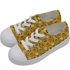 Cloth 001 Kids  Low Top Canvas Sneakers by nate14shop