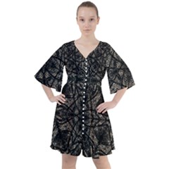 Cloth-002 Boho Button Up Dress by nate14shop