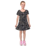 Cloth-3592974 Kids  Short Sleeve Velvet Dress