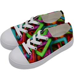 Construction-set Kids  Low Top Canvas Sneakers by nate14shop