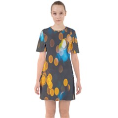 Desktop Sixties Short Sleeve Mini Dress by nate14shop