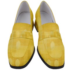 Digital-paper Women s Chunky Heel Loafers by nate14shop