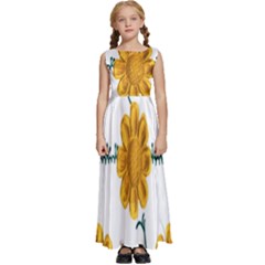 Easter Kids  Satin Sleeveless Maxi Dress by nate14shop