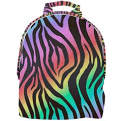 Rainbow Zebra Stripes Mini Full Print Backpack by nate14shop