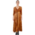 Annual Rings Tree Wood Button Up Boho Maxi Dress
