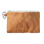 Annual Rings Tree Wood Canvas Cosmetic Bag (Large)