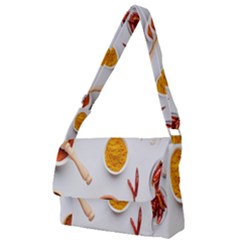 Masala Spices Food Full Print Messenger Bag (s) by artworkshop