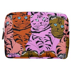 Tileable Seamless Cat Kitty Make Up Pouch (medium) by artworkshop