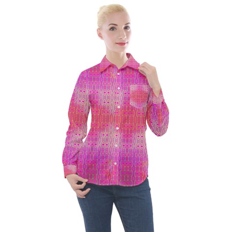 Engulfing Love Women s Long Sleeve Pocket Shirt by Thespacecampers