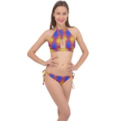 Time Cross Front Halter Bikini Set by Thespacecampers