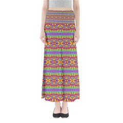 Eye Swirl Full Length Maxi Skirt by Thespacecampers