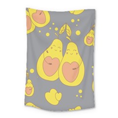Avocado-yellow Small Tapestry by nate14shop