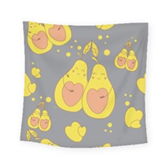 Avocado-yellow Square Tapestry (small) by nate14shop