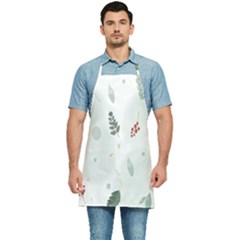 Background-white Abstrack Kitchen Apron by nate14shop