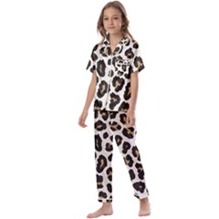 Tiger002 Kids  Satin Short Sleeve Pajamas Set by nate14shop