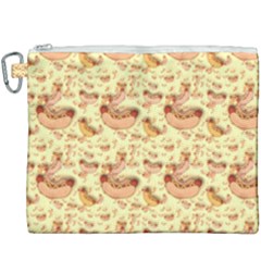 Hot-dog-pizza Canvas Cosmetic Bag (xxxl) by nate14shop
