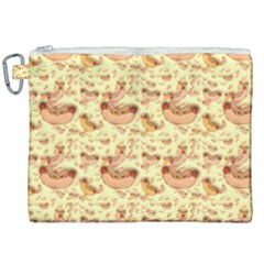 Hot-dog-pizza Canvas Cosmetic Bag (xxl) by nate14shop