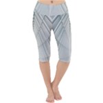Architecture Building Lightweight Velour Cropped Yoga Leggings