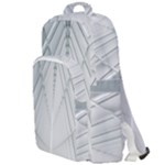 Architecture Building Double Compartment Backpack