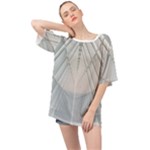 Architecture Building Oversized Chiffon Top
