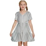 Architecture Building Kids  Short Sleeve Tiered Mini Dress