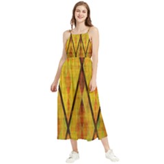 Rhomboid 002 Boho Sleeveless Summer Dress