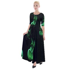 Jellyfish Half Sleeves Maxi Dress by nate14shop