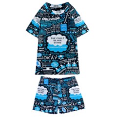 The Fault In Our Stars Collage Kids  Swim Tee And Shorts Set by nate14shop