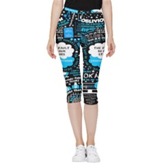 The Fault In Our Stars Collage Inside Out Lightweight Velour Capri Leggings  by nate14shop