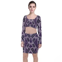 Abstract Pattern Geometric Backgrounds   Top And Skirt Sets by Eskimos