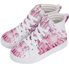 Pink Castle Kids  Hi-top Skate Sneakers by Jancukart