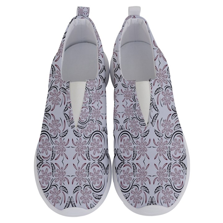Folk flowers print Floral pattern Ethnic art No Lace Lightweight Shoes