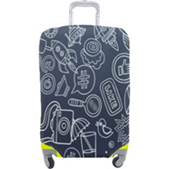 Internet Planet Drinks Luggage Cover (large) by artworkshop