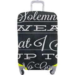 I Solemnly Swear Harry Potter Luggage Cover (large) by nate14shop
