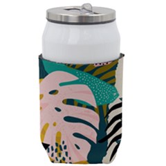 Tropical Polka Plants 6 Can Cooler