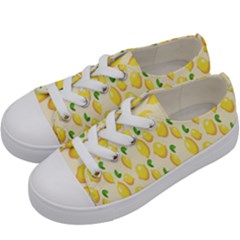 Background-a 001 Kids  Low Top Canvas Sneakers by nate14shop