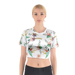 Background-a 011 Cotton Crop Top by nate14shop