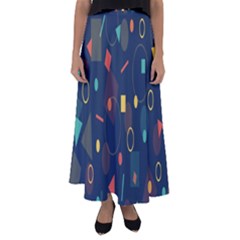 Background-a 012 Flared Maxi Skirt by nate14shop