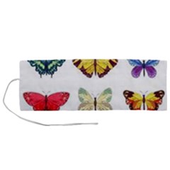 Butterflay Roll Up Canvas Pencil Holder (m) by nate14shop
