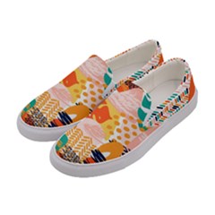 Colors Tropical Eaves Brush 2 Women s Canvas Slip Ons by flowerland