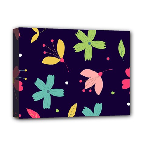 Colorful Floral Deluxe Canvas 16  X 12  (stretched)  by hanggaravicky2