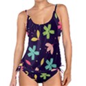 Colorful Floral Tankini Set View1