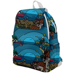 Artwork Art Kids Top Flap Backpack by artworkshop
